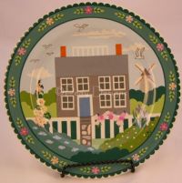 Sakura Claire Murray NANTUCKET Gray House Salad Plate